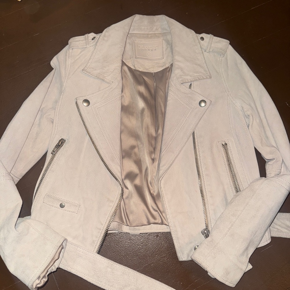 Blank NYC Suede Moto Jacket